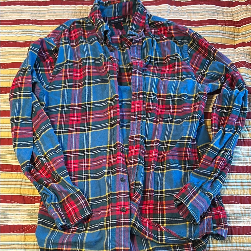 Lands’ End Flannel shirt